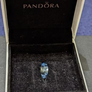 Authentic Pandora Blue Ice Drops Murano